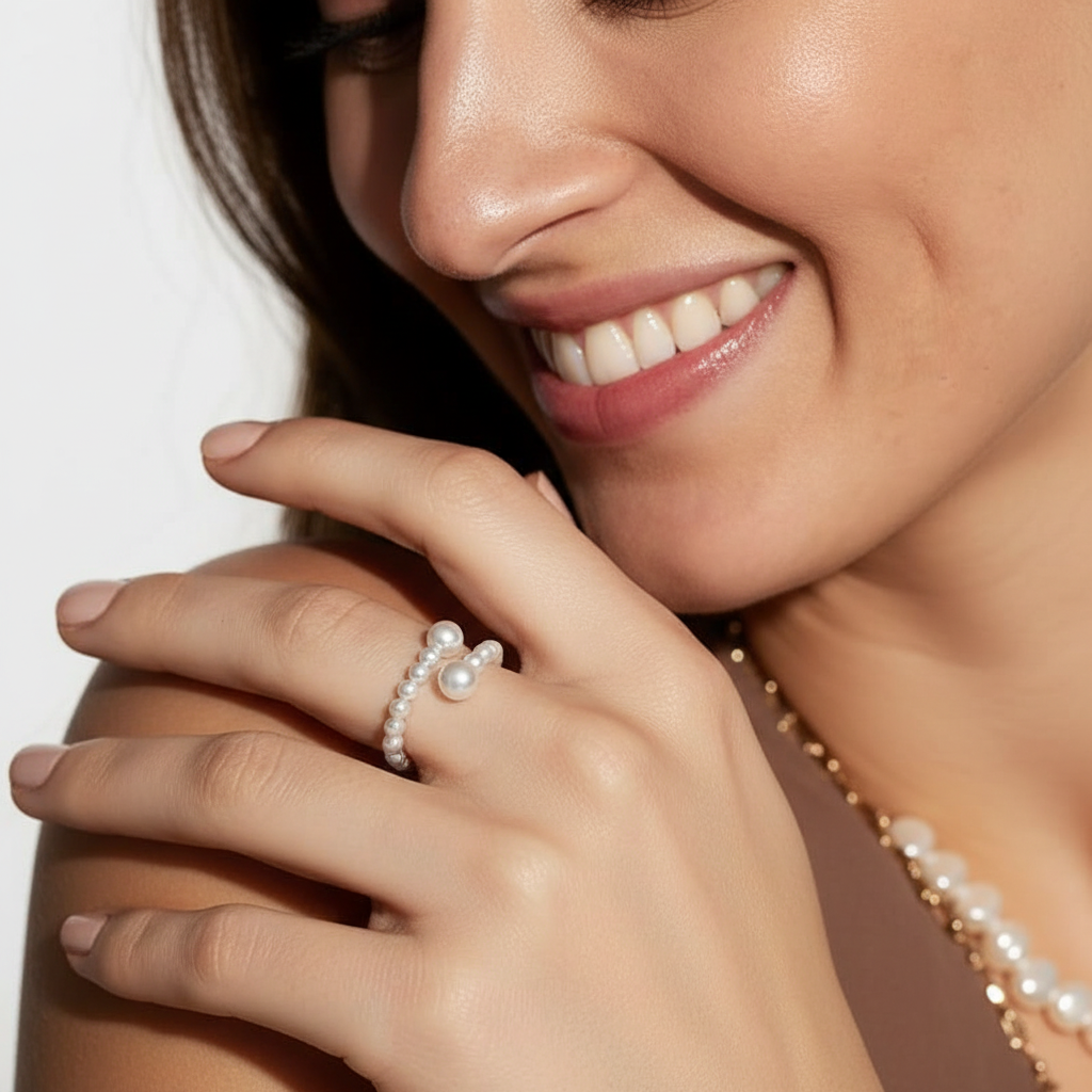 Pearl Band Ring Lifestyle